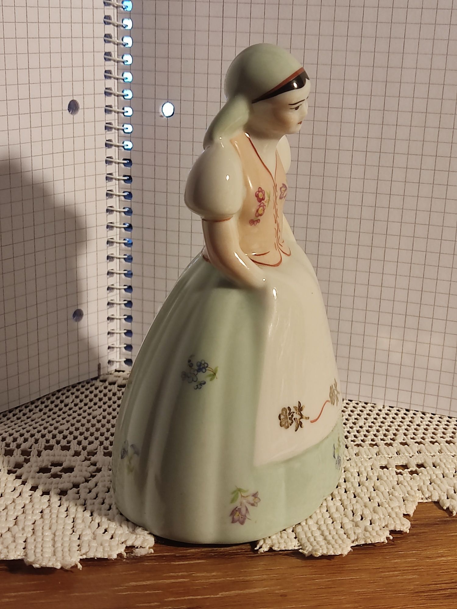 Figurka Porcelanowa Ćmielów "Magdusia"proj.Marcinek Art Deco lata 50