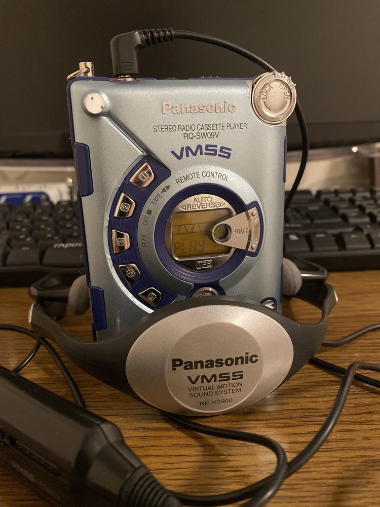 Кассетный плеер с виртуальным звуком Panasonic RQ SW 09