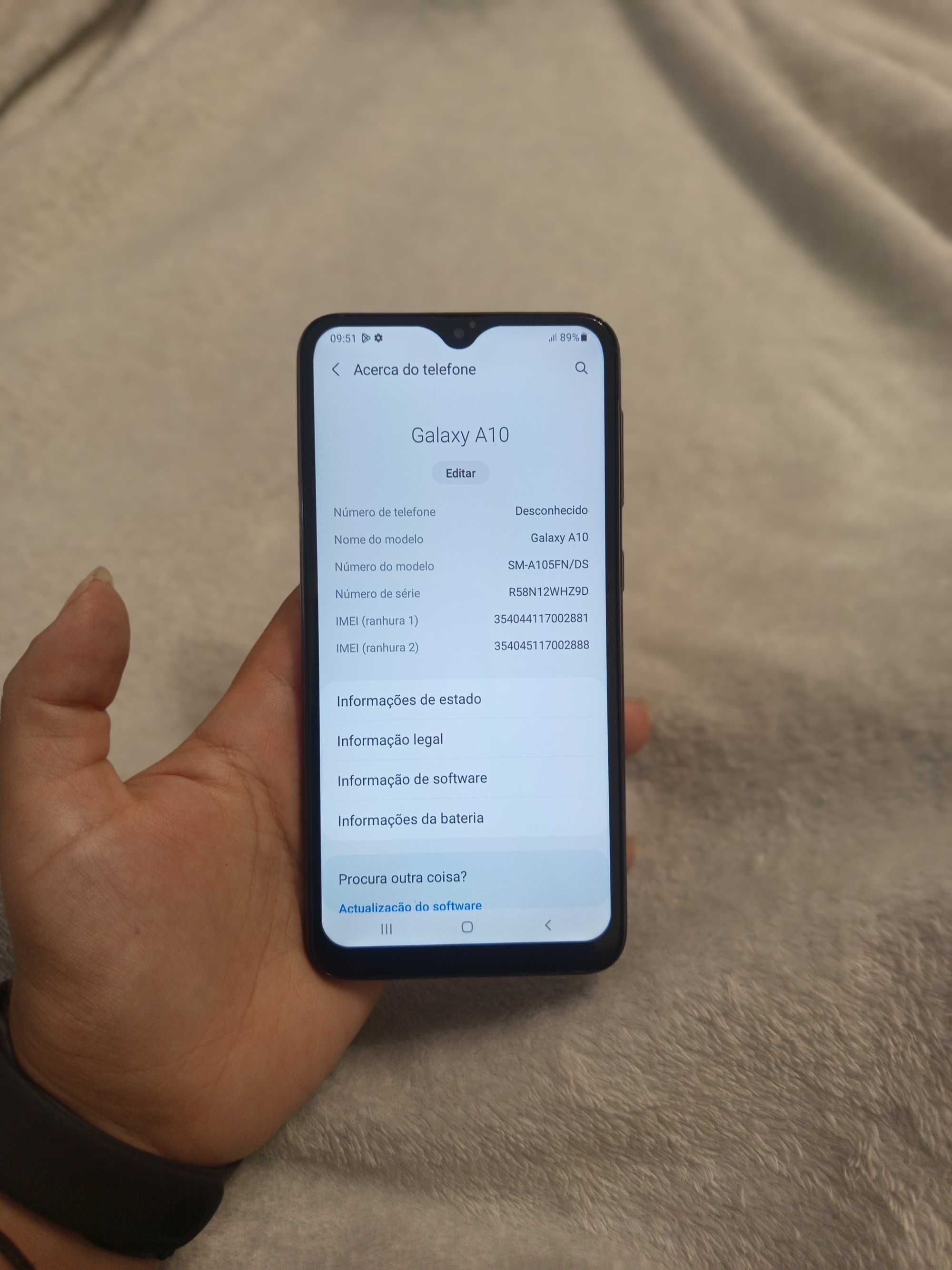 Samsung A10 desbloqueado
