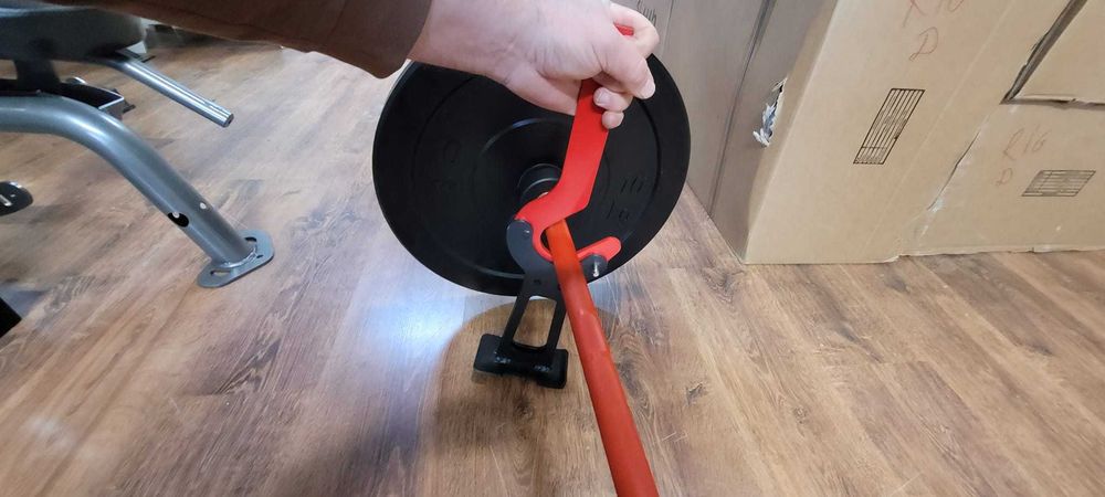 Mini Deatlift Jack Bar Premium RED dźwigacz załadowanej sztangi