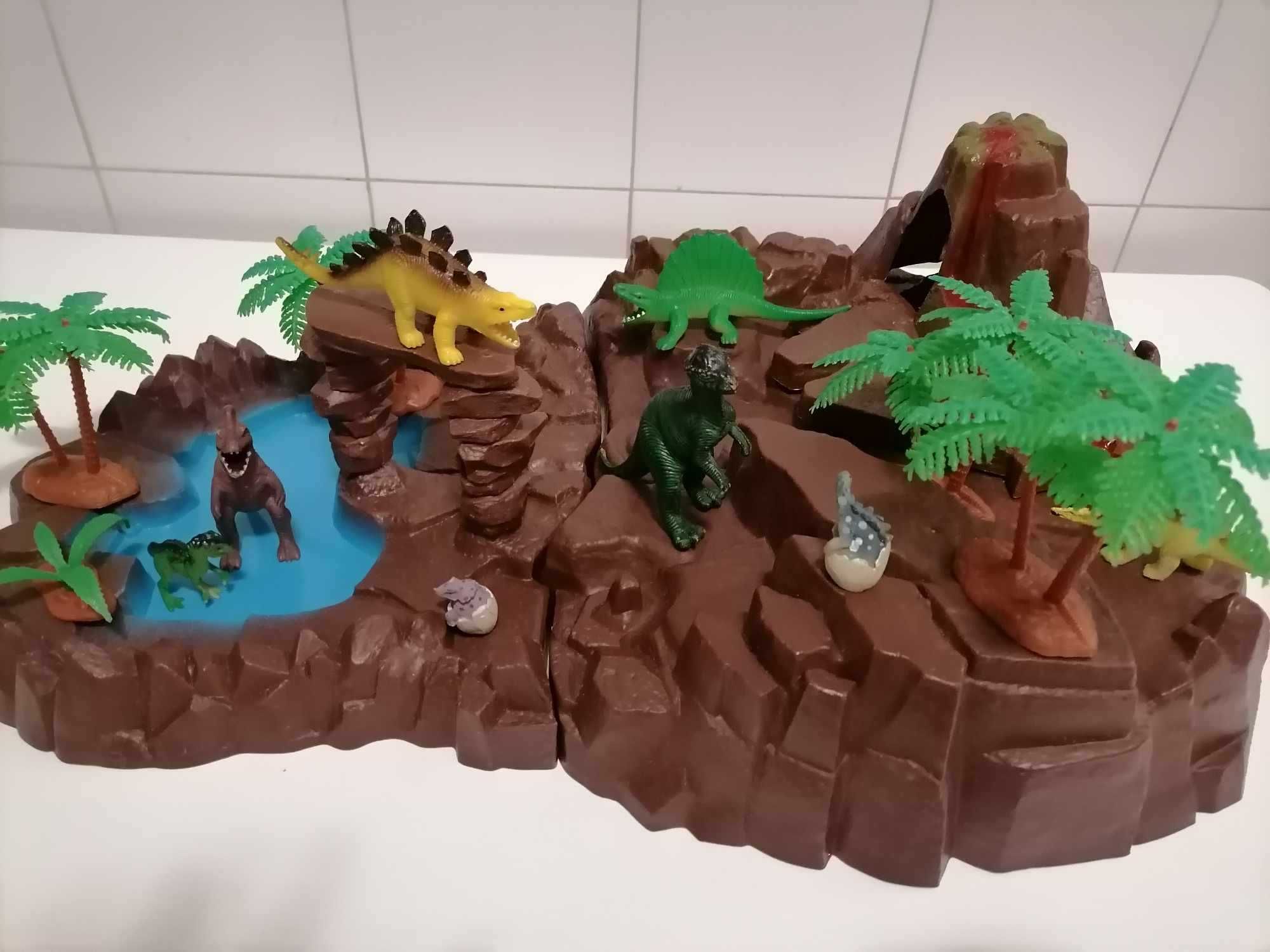 Jurassic Park de 60 cm com animais