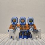 Zestaw figurek lego arktyczni poszukiwacze zimowi