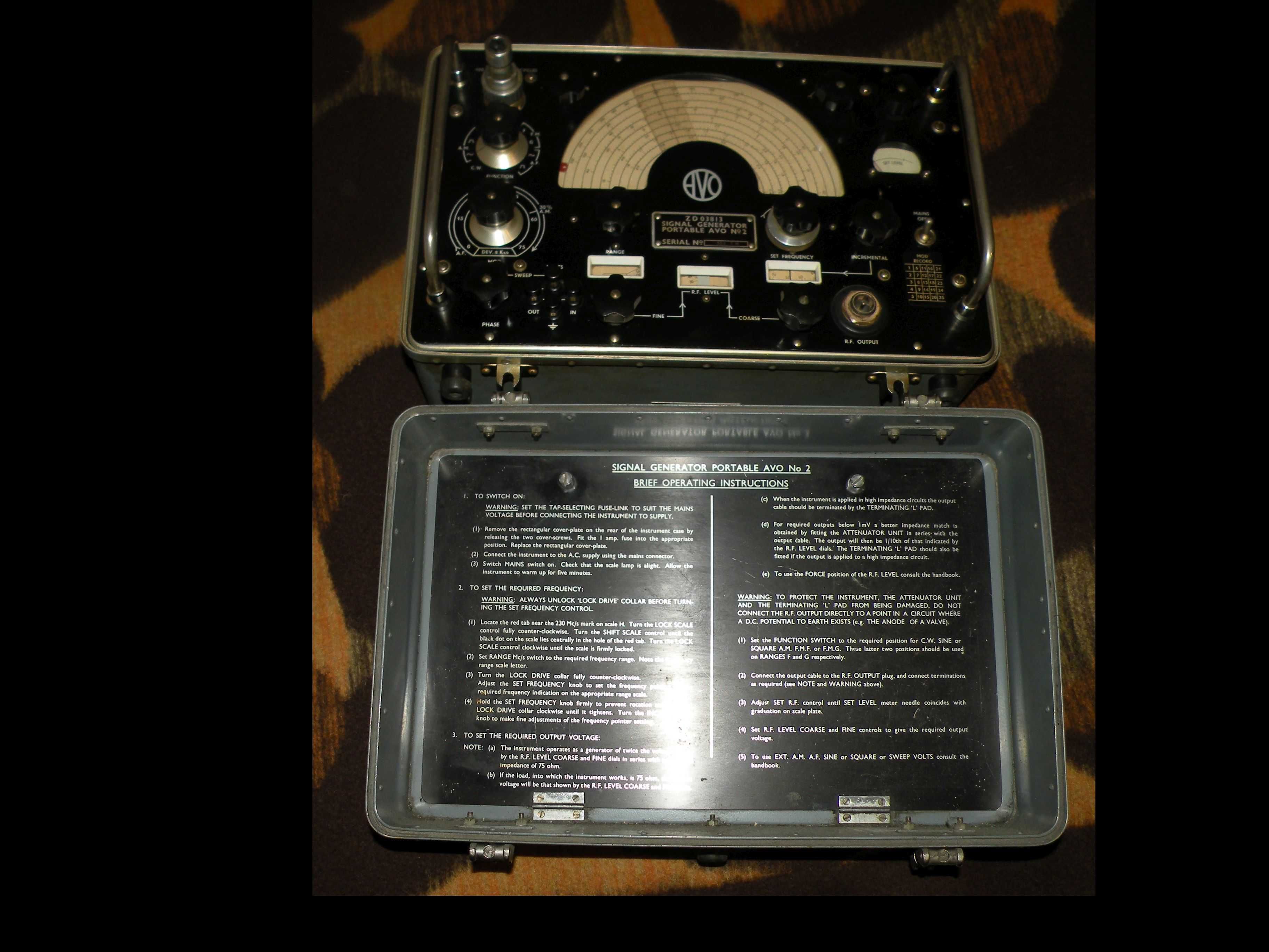 Generator sygnałowy od 450 Khz do 225 Mhz AM