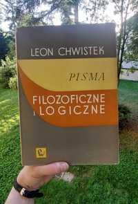 Pisma filozoficzne i logiczne Tom I Leon Chwistek filozofia logika