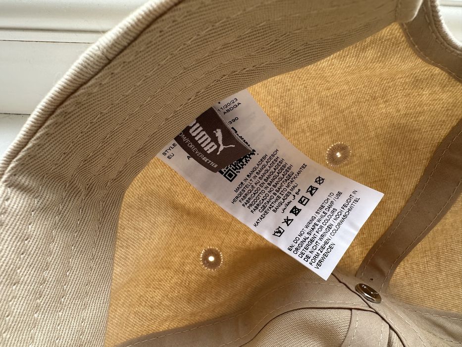 Кепка бейсболка Puma. Оригінальна. Нова. Колір бежевий.