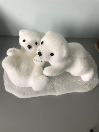 Фигурка новогодняя Северный мишки медвежата статуэтка сувенир