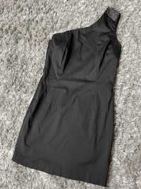 Sukienka mala czarna na jedno ramie sylwester impreza M kiomi