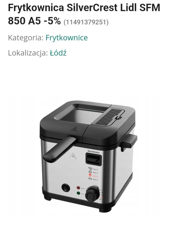 Frytkownica lidl