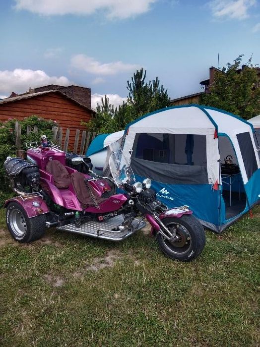 Trajka z przyczepką noclegową