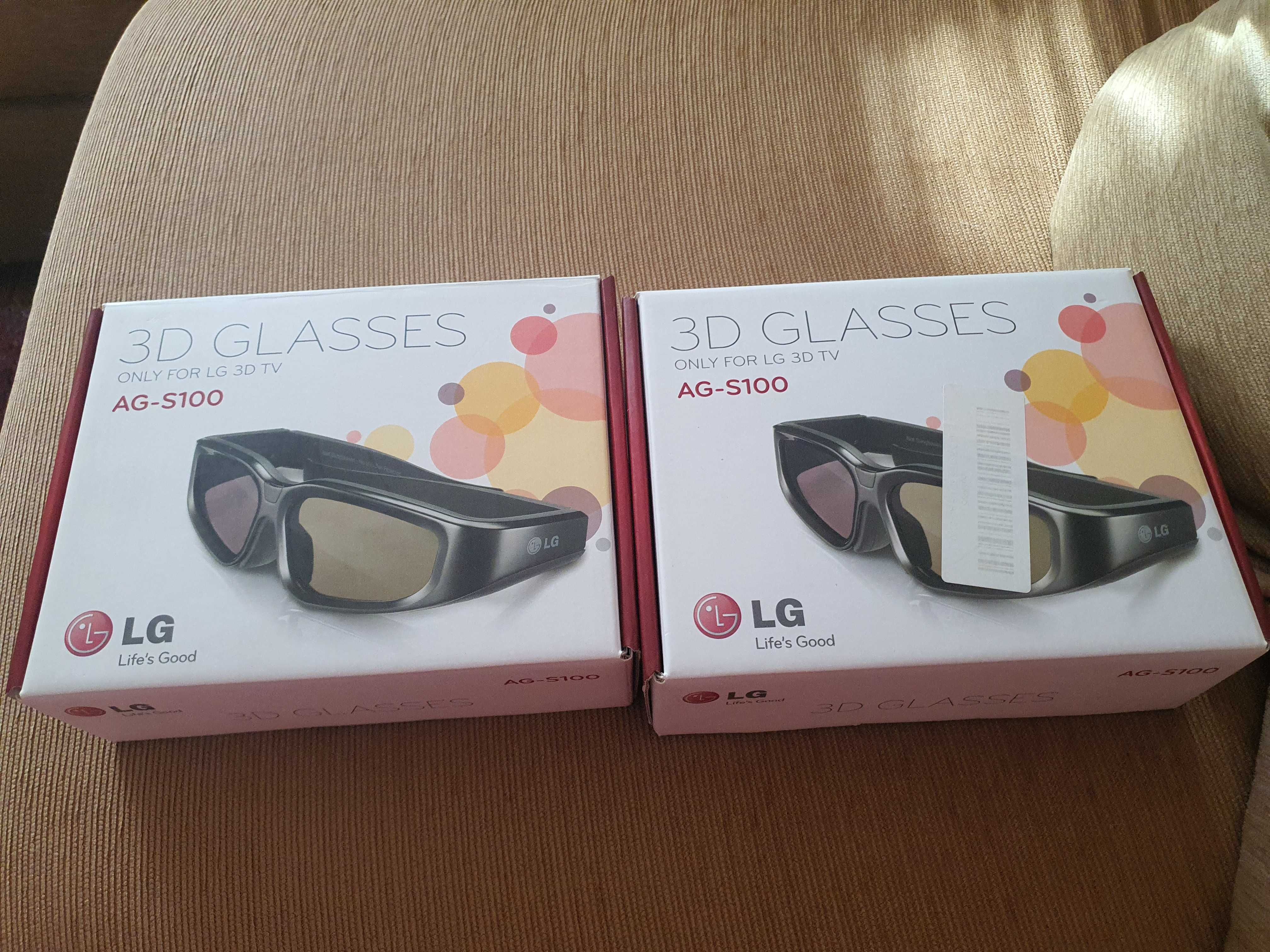 5 pares de óculos LG 3D modelo AG-100