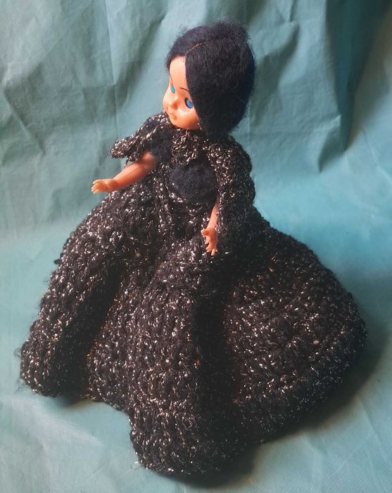 Stara włoska lalka firmy CS z lat 70-tych