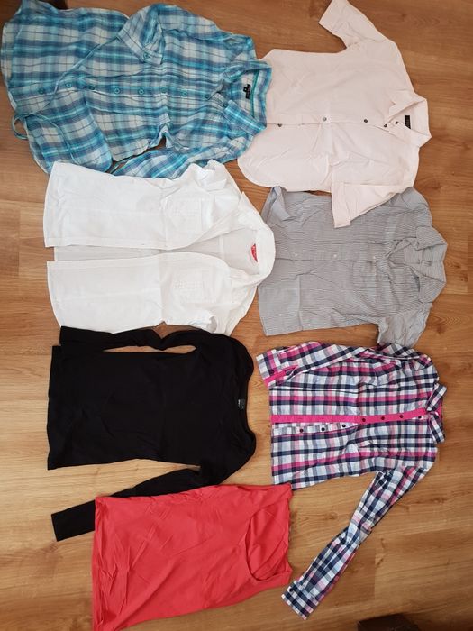 Koszula damska, paka koszul, bluzki r.S/M r.36 / 38