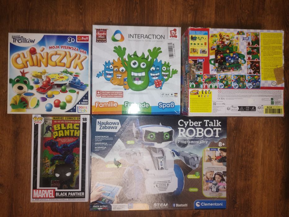 Mario/Funko/Clementoni/Trefl ->pakiet  5szt