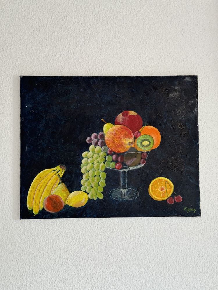Tela 40x50 pintada à mão