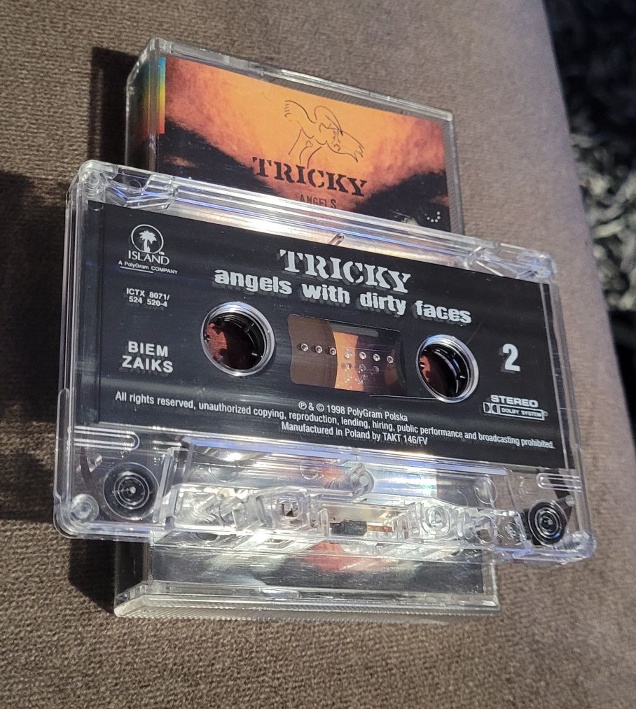 Tricky - Angels with dirty faces, kaseta magnetofonowa rock