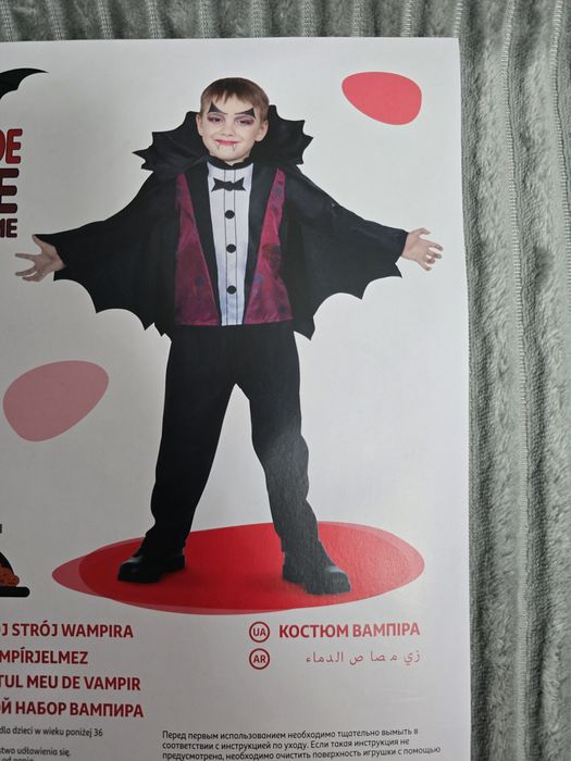 Strój wampira strój na bal przebierańccòw strój karnawałowy