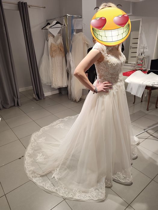 Suknia ślubna Ivory ( litera A) NOWA