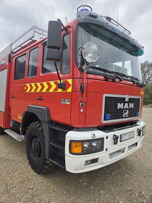 Man 14 224 4x4 Ziegler Pożarniczy Straż Pożarna Wóz Strażacki