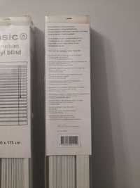 Rolety okienne Basic venetian vinyl blind 100x175 cm białe