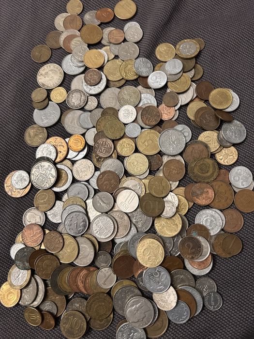 Widoczne monety ze zdiecia okazja