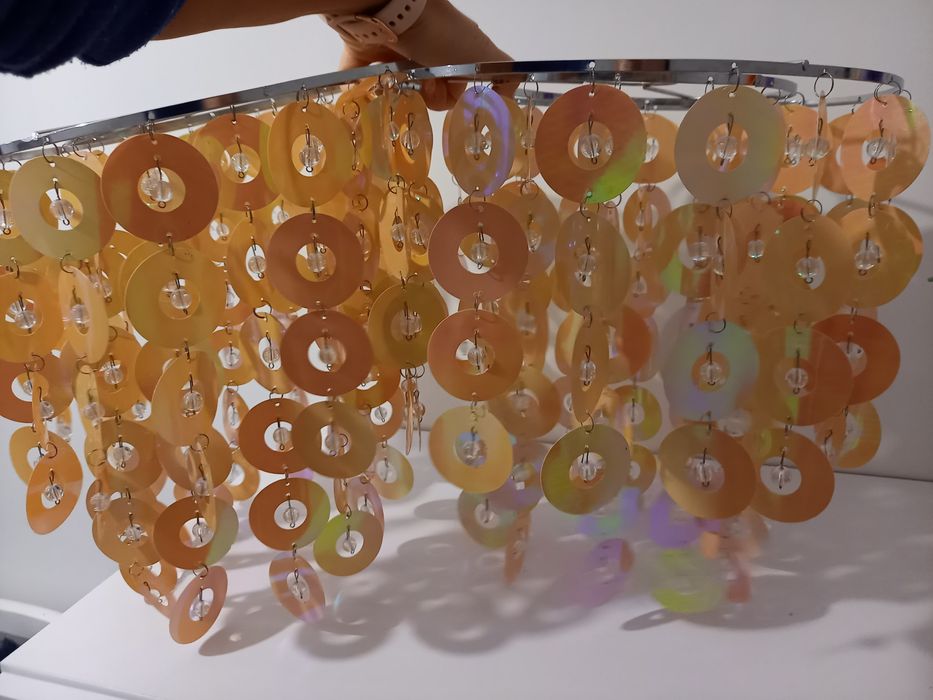 Żyrandol, klosz, abażur, lampa wisząca - 2 szt.