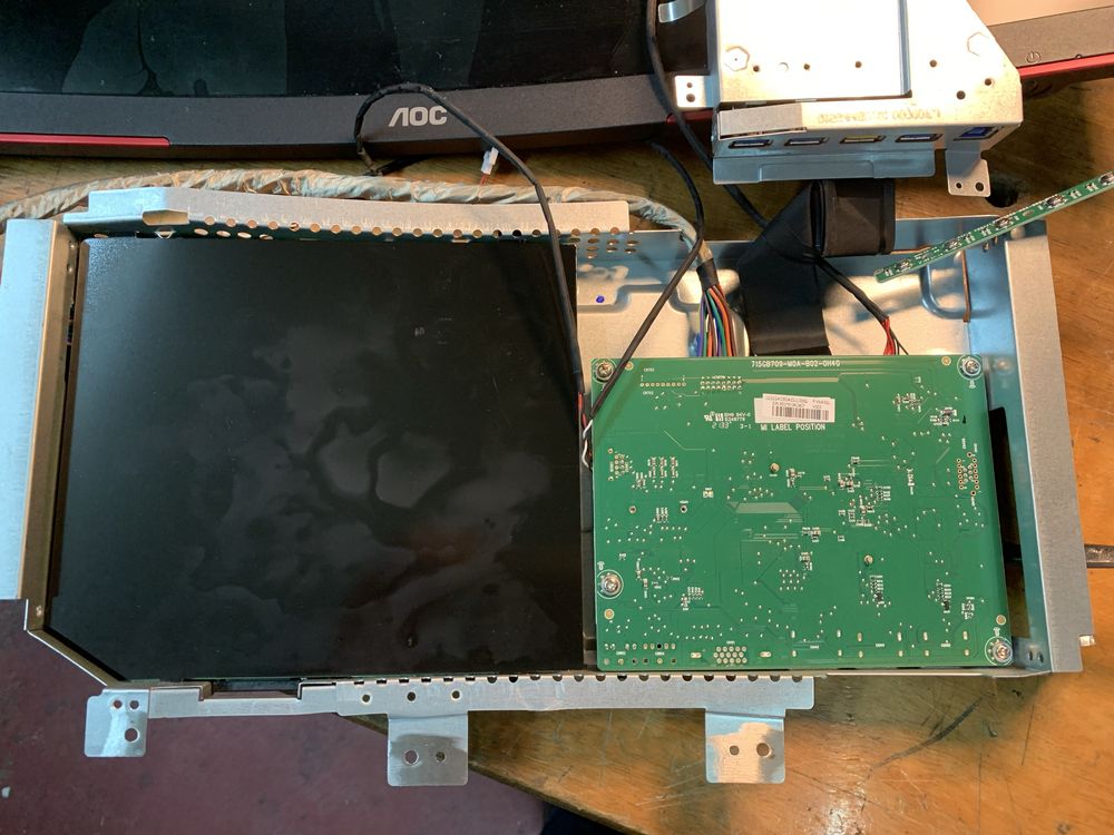 Kit De Placas ( Fonte + CPU ) De Monitor Gaming AOC ( Peças )