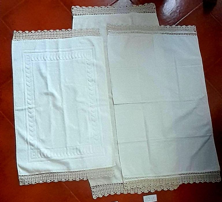 6 Toalhas casa de banho