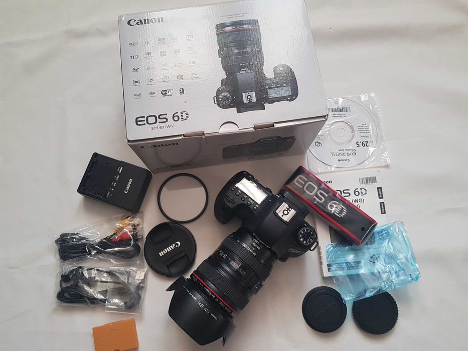 Canon EOS 6D + obiektyw ilość zdjęć 57 tys.