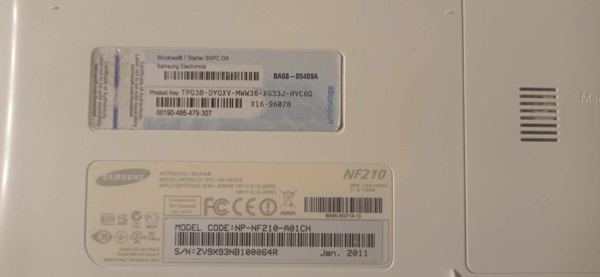 Notebooki Acer i Samsung 10", laptop Toshiba 15,4"