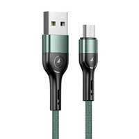 Kabel USB USAMS U55 Micro USB 1M 2A - Zielony