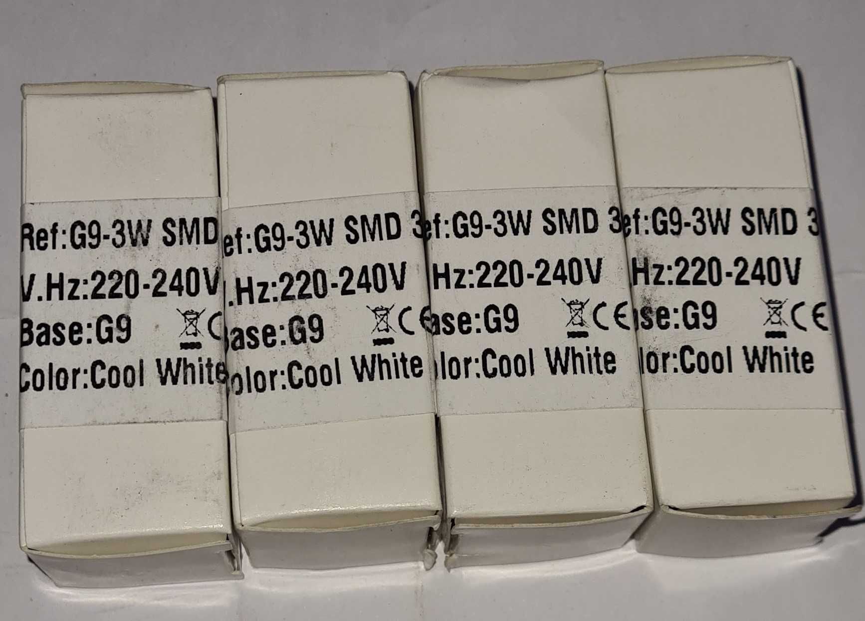 Lampada G9 3W SM D3014 Cool White 5 peças