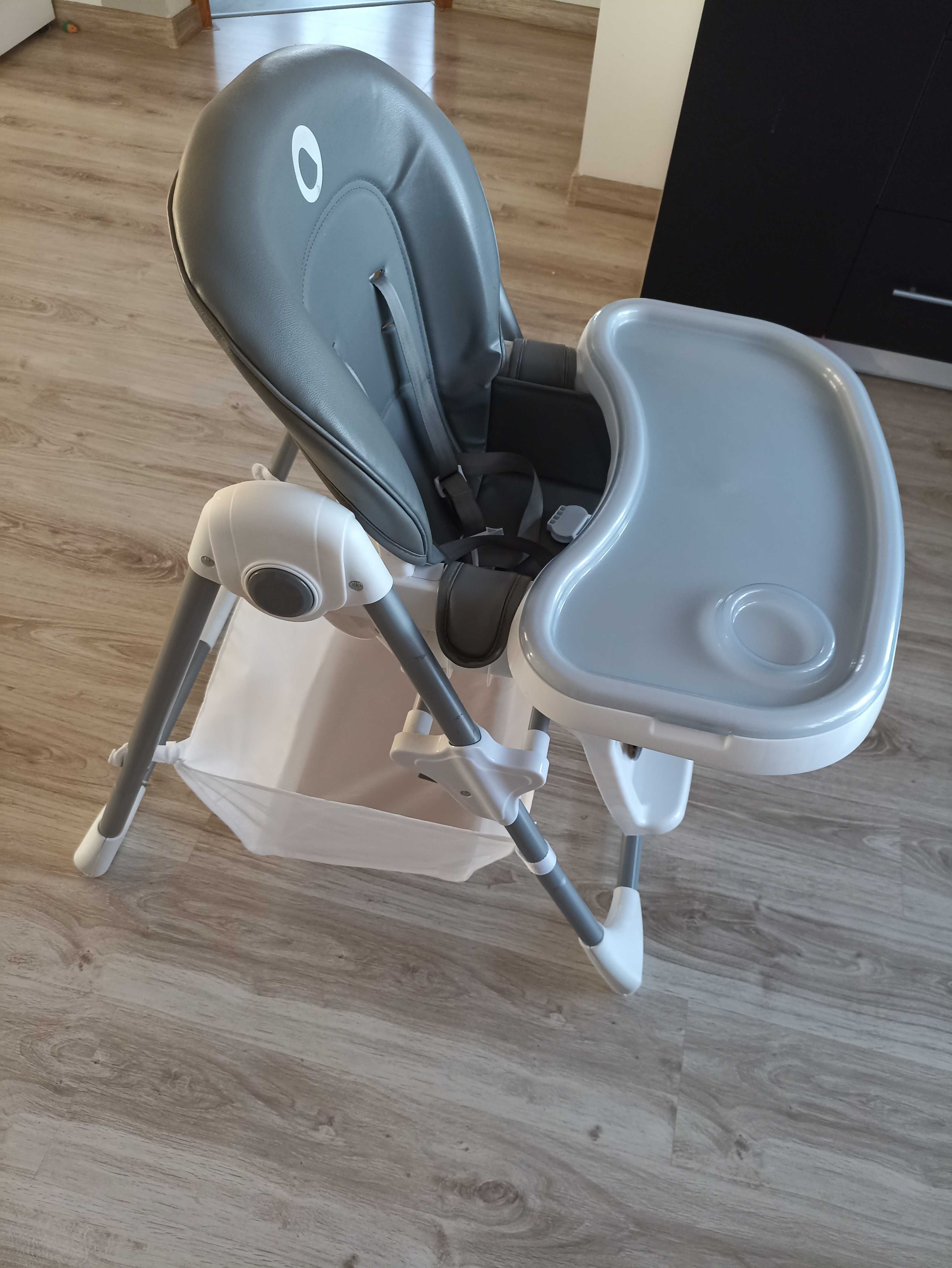 Krzesełko do karmienia Lionelo Linn Plus Grey