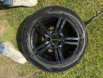 Felgi czarne VW 15 z oponami
