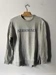 Szara bluza z napisem Seriously Stradivarius Men roz. M