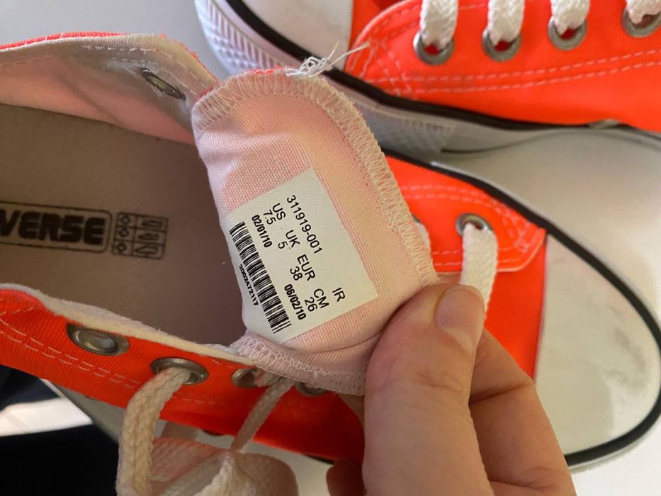 Кеды текстильные. Размер 38