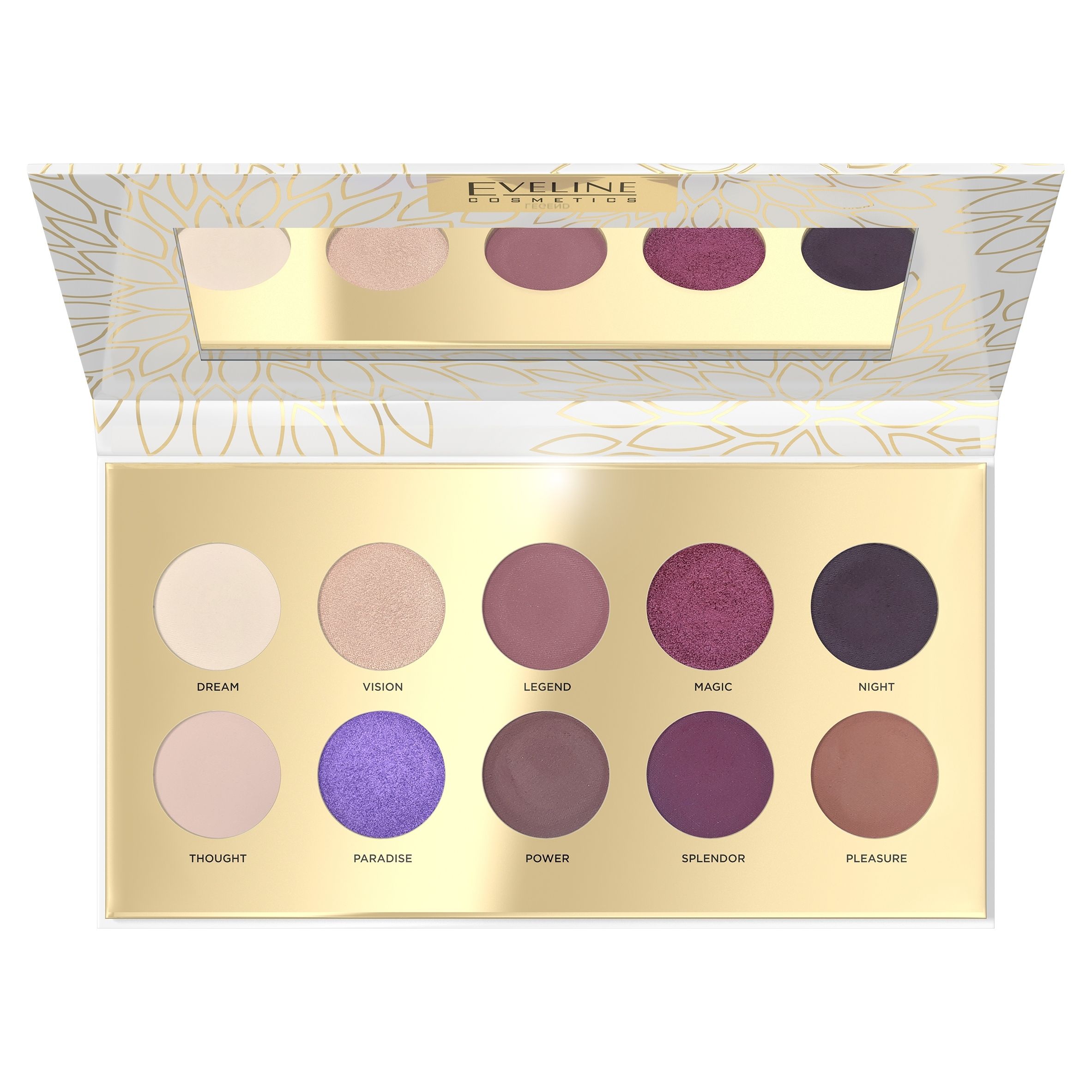 Eveline Fantasy Eyeshadow Palette Paleta 10 Cieni Do Powiek