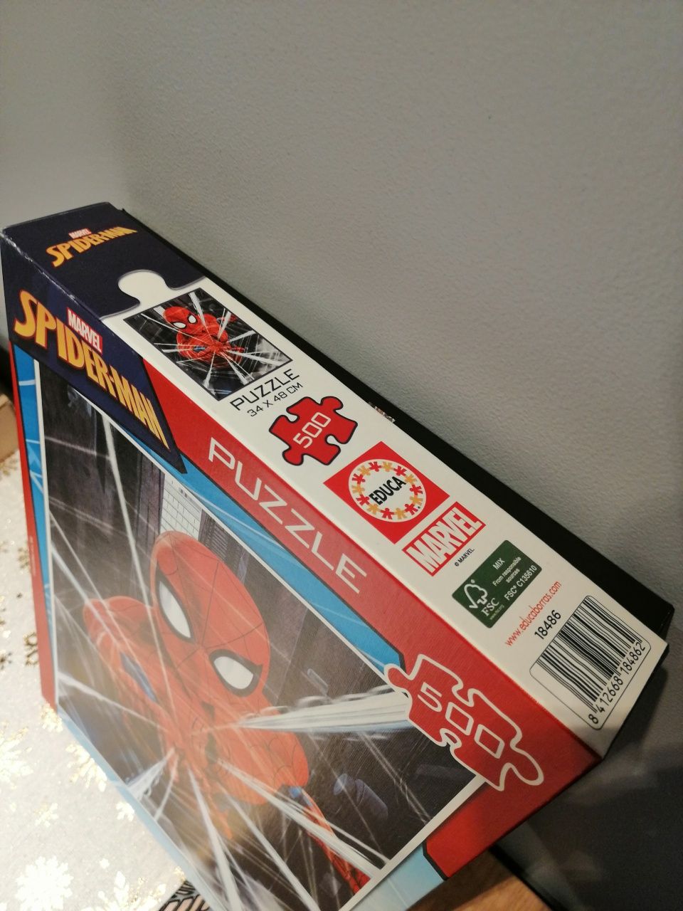 Nowe puzzle 500 el Spiderman Educa 11+