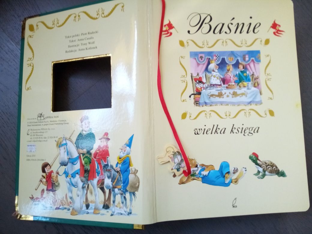2 x Baśnie świata Wielka księga twarde strony i oprawa