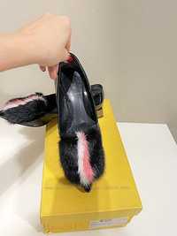 Туфлі італійського люкс-бренду Fendi (фенди) 37 розмір,оригінал, нові