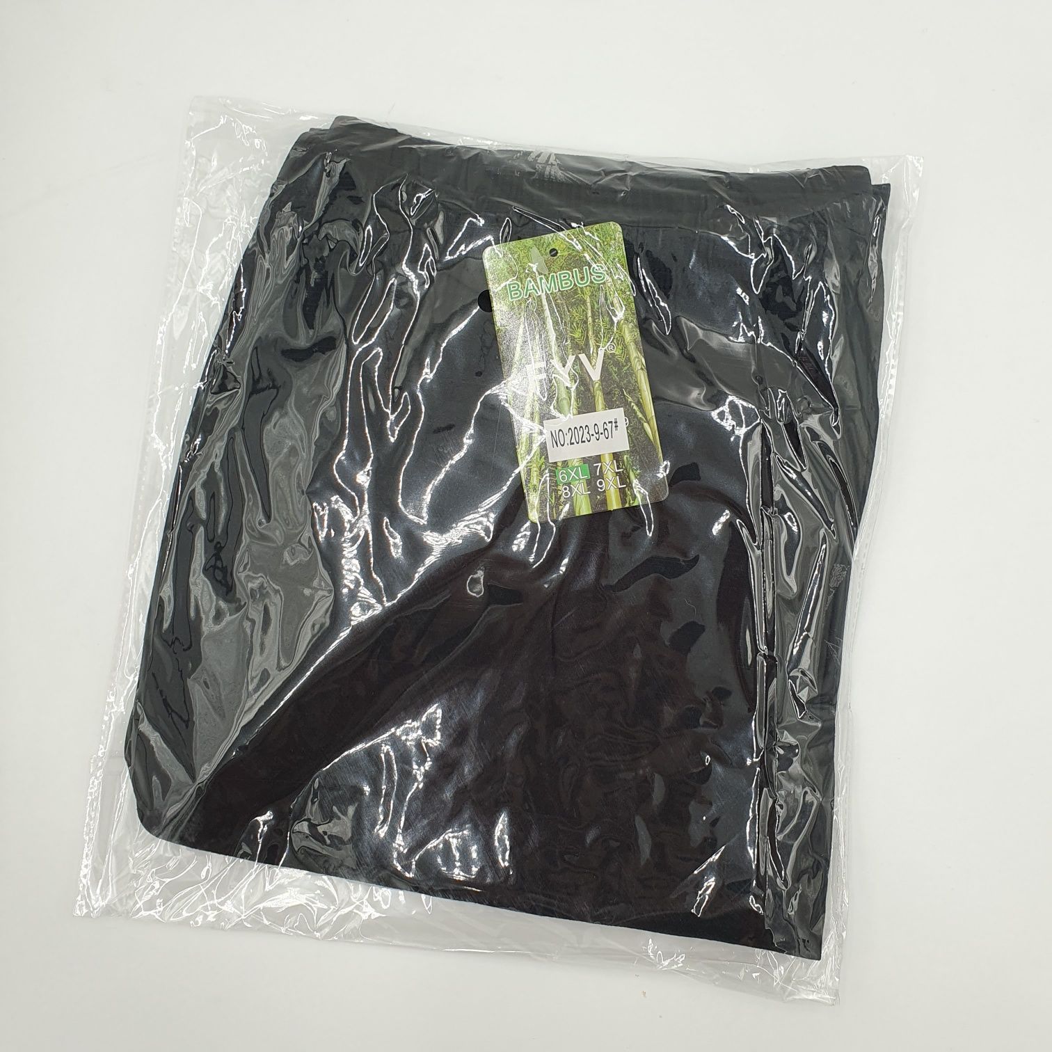 Spodnie getry legginsy czarne bambusowe 6xl bambus 7xl 8xl 9xl