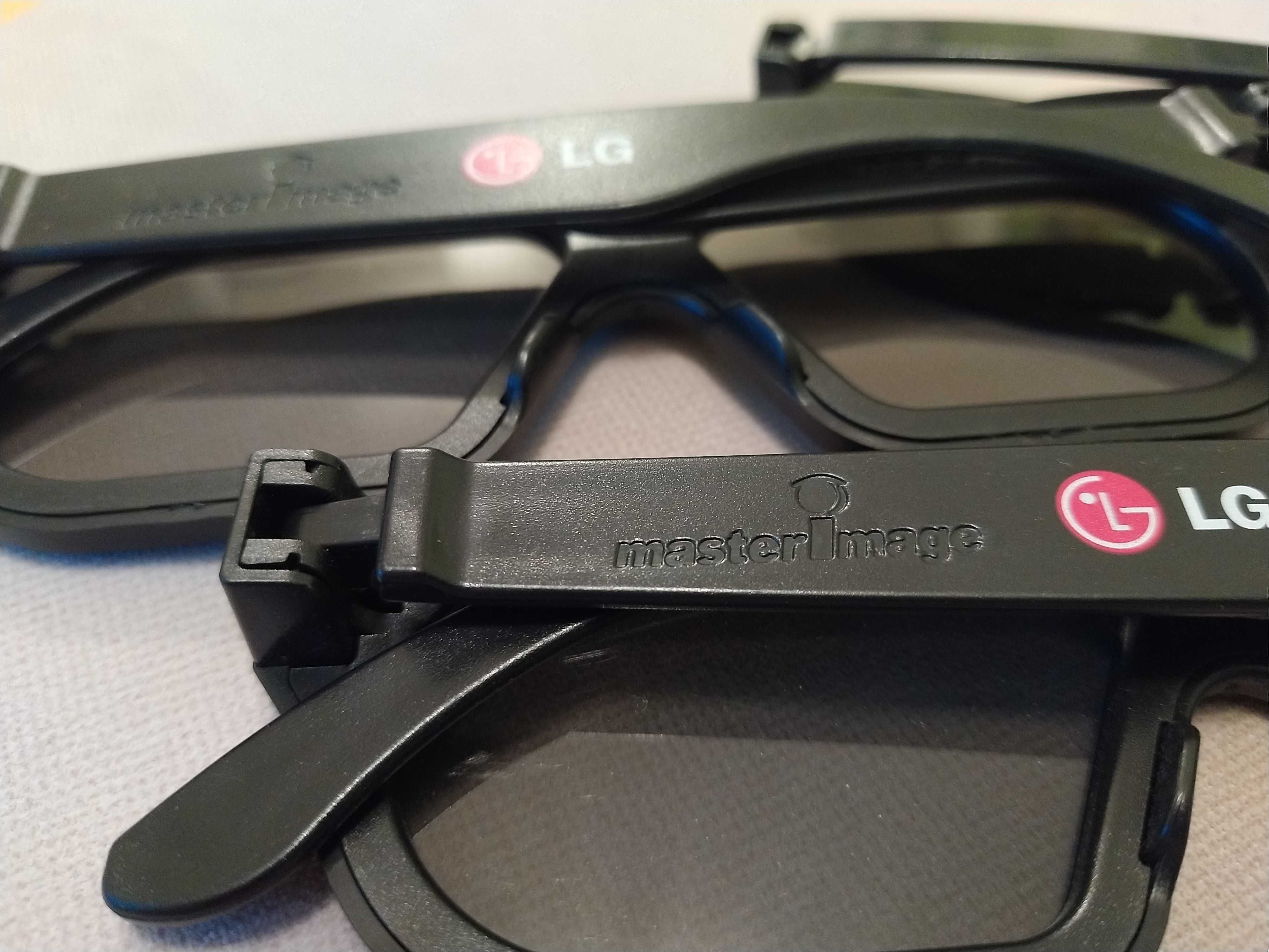 okulary 3D LG MasterImage - trzy pary
