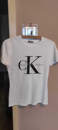 Klasyczny T-shirt Calvin Klein