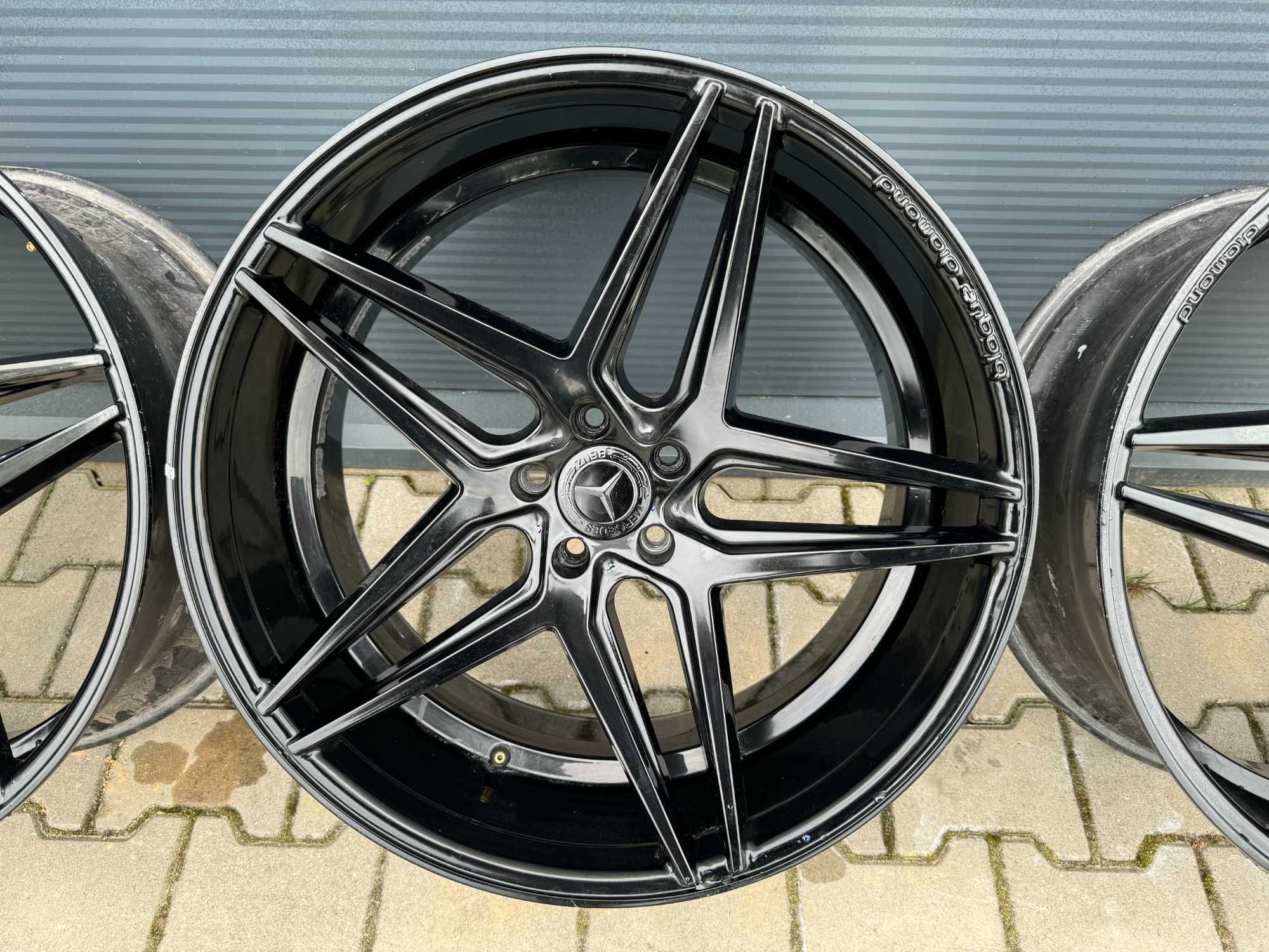 FELGI AUDI VW MERSEDES 5x112  Blaque Diamond 22" x10,5J