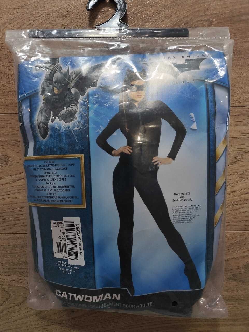 Kostium CATWOMAN kobieta kot Batman strój przebranie Cosplay nowy M/L