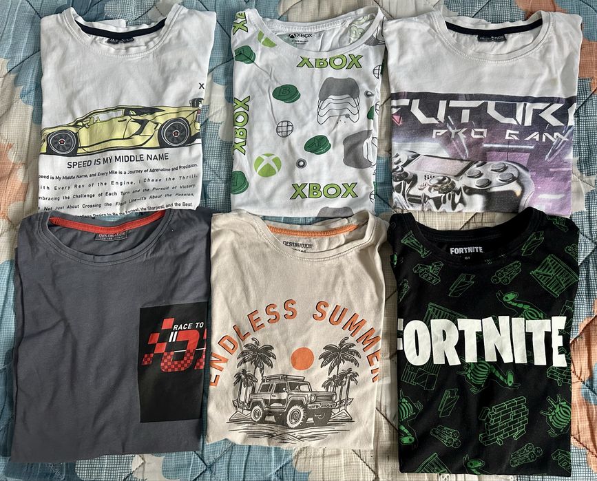 Vendo 6 tshirts 13/14 A 158-164cm