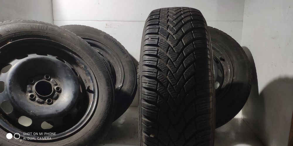Koła opony felgi 195/65R15 zimowe CONTINENTAL 5x108 FORD komplet 4szt
