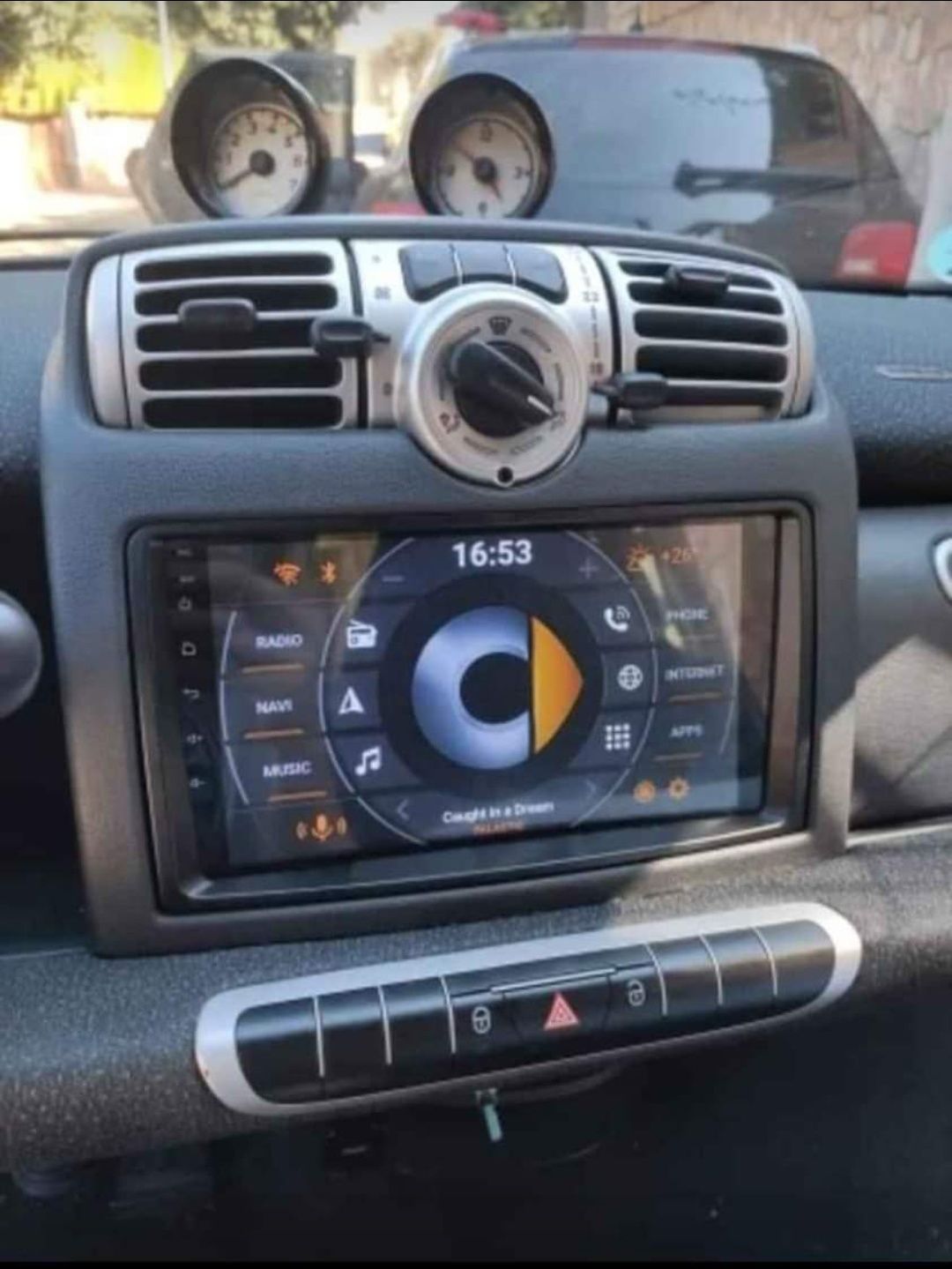 Rádio Android 12 com GPS Smart fortwo W451 (Artigo Novo)