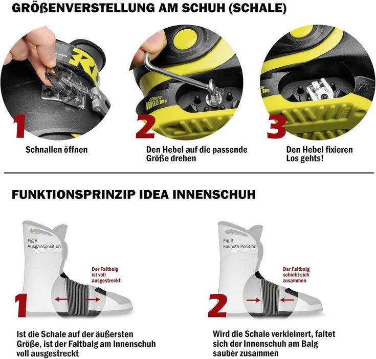 Buty narciarskie dziecięce regulowane R.30-35 Roces Idea Up