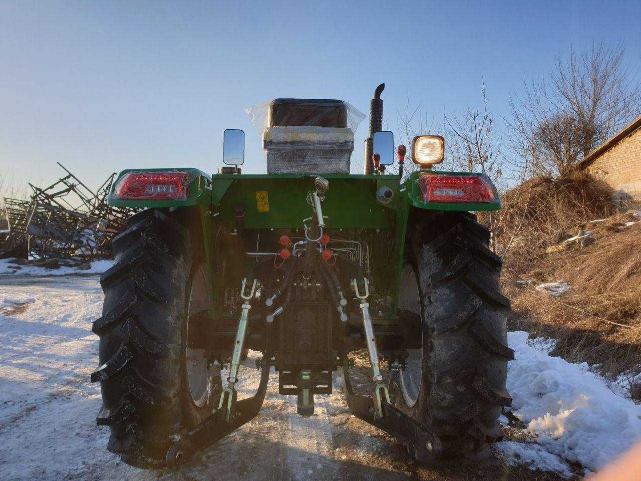 Мінітрактор ENEY TY-404: 40 к.с., 4 циліндри, реверс, гідропідсилювач
