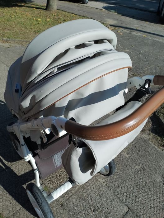 Wózek 2 w 1 pompowane koła